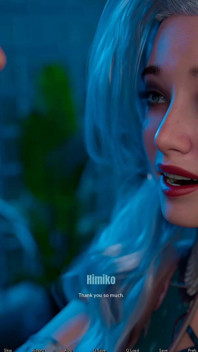 White Hair Girl Want Relax Her Hot Body