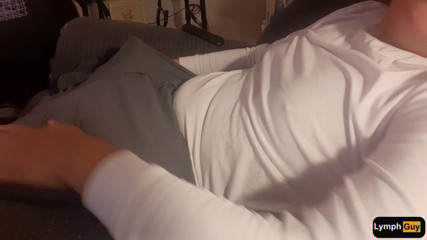 Lymph Guy: Playing with My Nipples Makes Me Horny