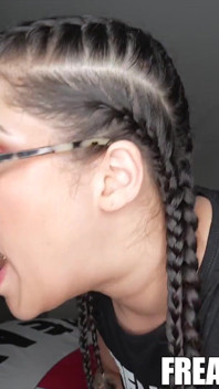 Curvy spansk baddie får sin phat röv borrad av BBC