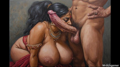 Hornysexes: Ấn Độ bhabhi với lao động, làm tình trong tòa nhà