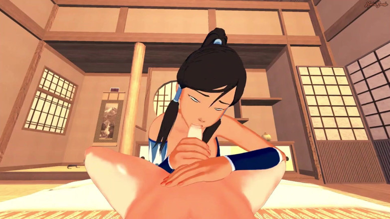 Hentai Smash: Korra sväljer din sperma från din POV innan hon blir...