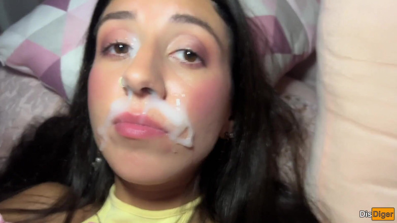 Dis Diger: Stepsister Took off His Condom to Feel the Hot Sperm!