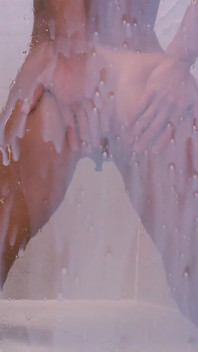 Dusche, milch-einlauf