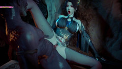 Soiyu Hentai: Cao Ying - королева попки анимации - 3D-анимация