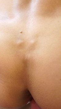 Horny MILF Sucking Dick in the Living Room