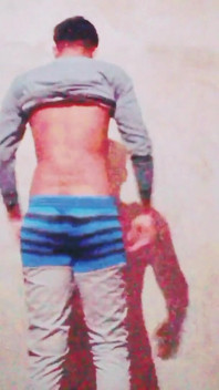 Desi Boy Outfit Put a Pent Down Showing Ass