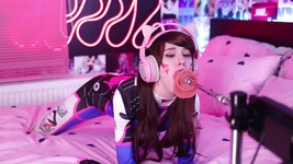 D.va Dva overwatch pilotów pieprzy maszynę
