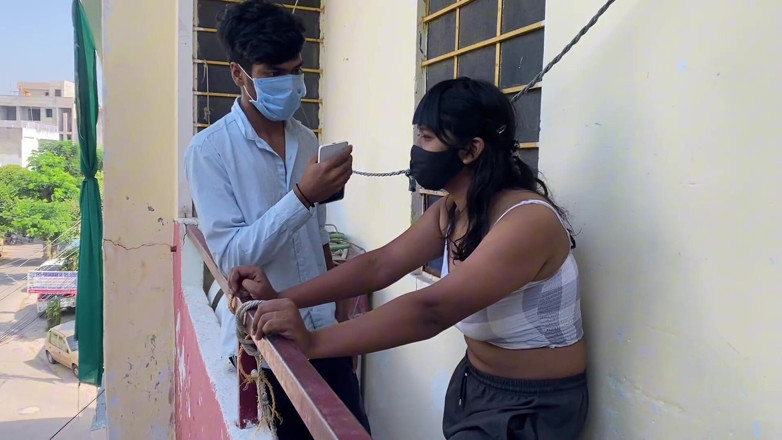 Indian Teen Girl's: Tình dục ngoài trời anh kế và chị kế bên...