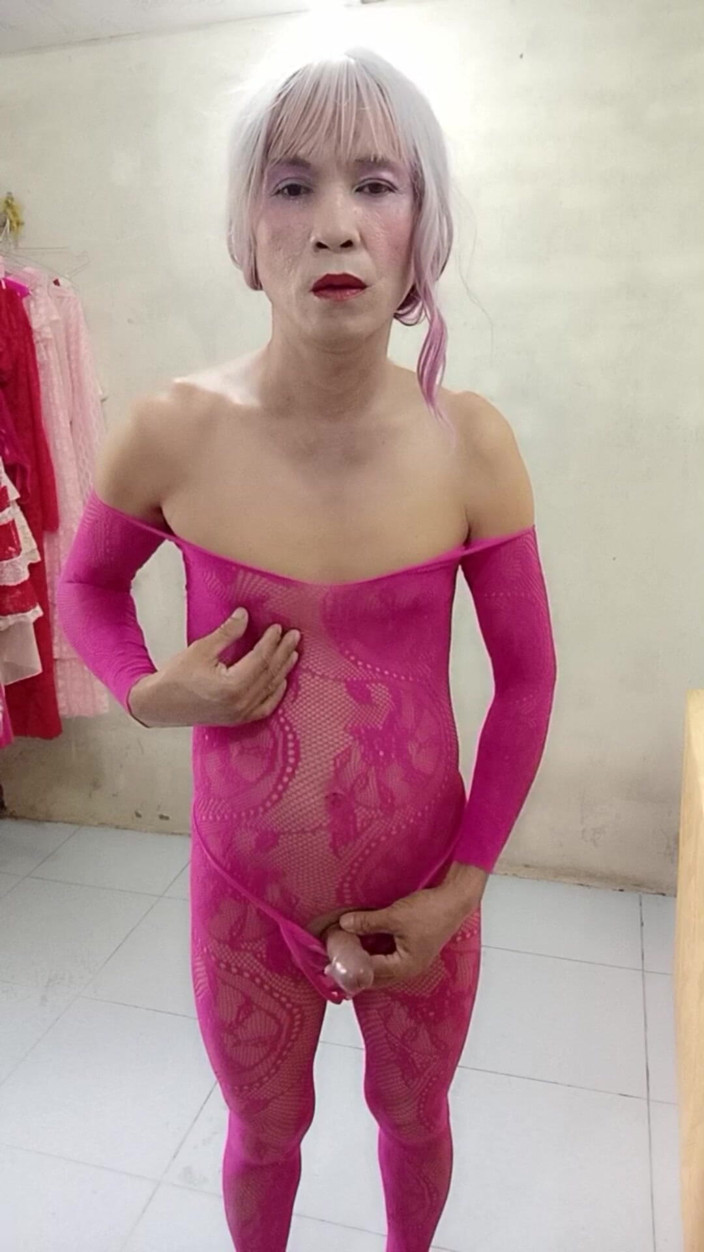 nguyen dang thien tri: Transgender Oanh Le nosí sexy oblečení porno Hraní s umělými...
