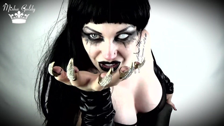 Goddess Misha Goldy: Succubus tě přinutil udělat to! JOI CEI