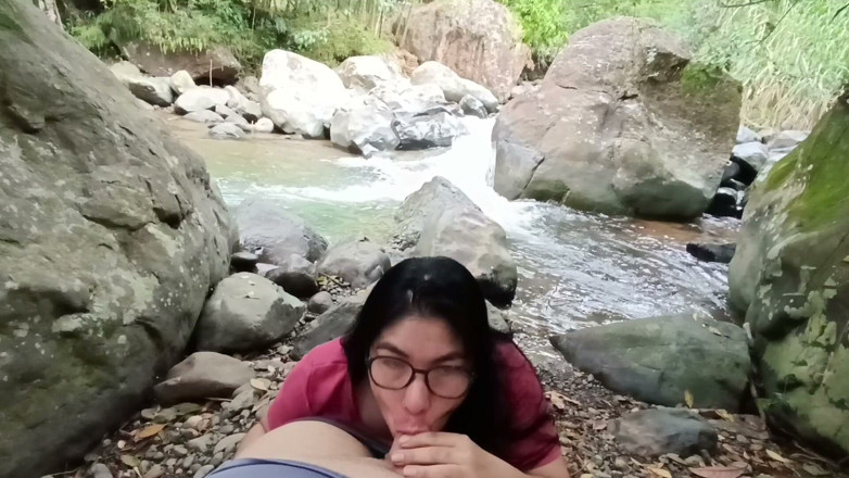 A Day in the Mountains with My Best Friend Very Hot.. He Fucks Me and Makes Me Suck His Cock to the Very Crazy