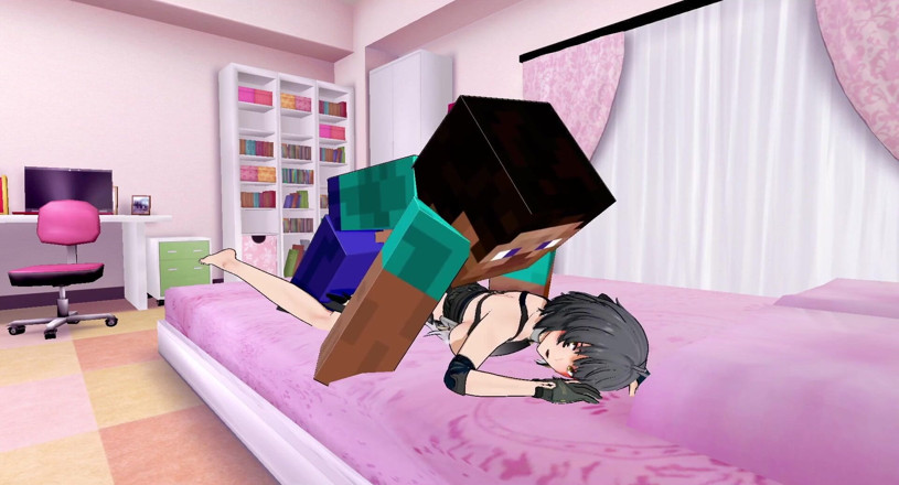 Tomu aisuman: Minecraft Steve Mines ถ้ําหญิงโรเวอร์ (คลื่นวุด) - แอนิเมชั่น 3 มิติที่ถูกสาป (1080p 60fps)