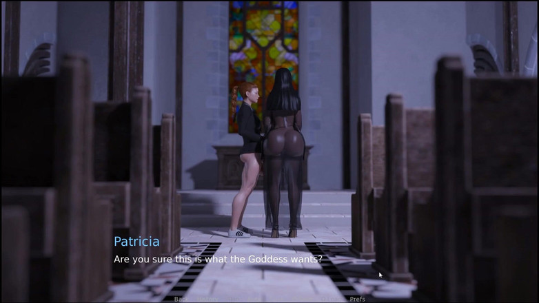 Cum in Futa: Мілфа заводчик - фута ntr хентай гра - ep.15 гігантський футанарі член робить черницю вагітною!