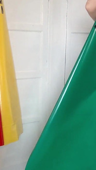 喷出 pvc 围裙荡妇