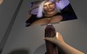 Wraith Futa: Doppeltes gloryhole, futa, handjob-blowjob