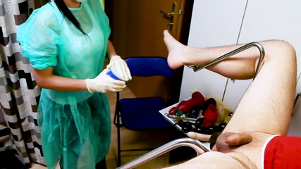 Marcus Pollack: Young Nurse in Double Fisting
