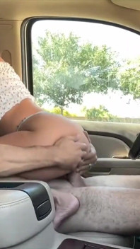 Sweet Girl Gets Naughty in the Church Parking Lot
