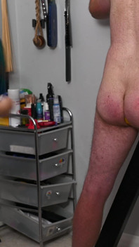 Latex Bubble Gets Flogged and Cained Part 2