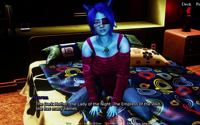 NSFW Gaming: Темна фея Офелія не може впоратися з членом після багатьох років без нього (furrhouse ch16p6)