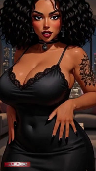 Sexy Ebony Big Booty Vixen Intimate Moment