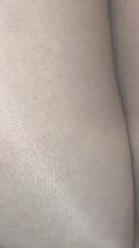 Very Juicy Cumshot Through the Shiny Nude Pantyhose Close