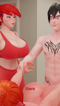 Zatímco macecha není doma, velký penis nevlastní bratr šuká své tři prsaté bbw nevlastní sestry s velkými tlustými zadky - Mansion Days