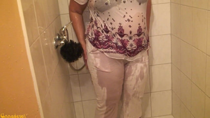 Anna Devot: Dressed Under the Bathroom