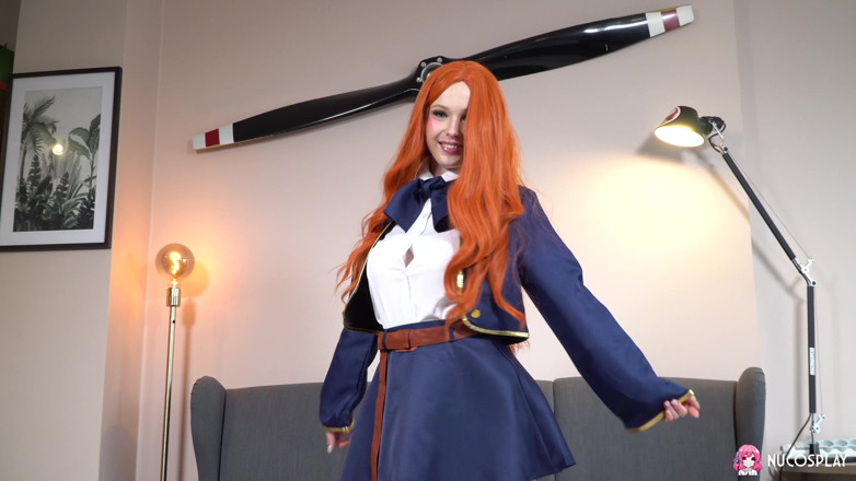 Nu Cosplay: อาเรียลก้า กลับมาแล้วในฐานะนักเรียนผมแดงเงี่ยนจัด