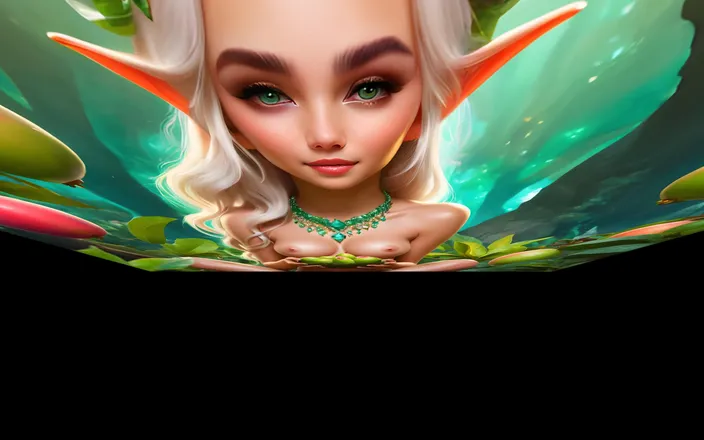 AI Girls: Beautiful Elf Girls with Coconut Water