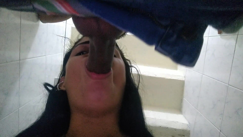 AngyAmazon: Cheating Wife Fucking Outdoors - This Time Creampied in the Bathroom...