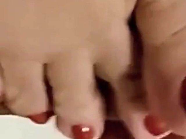 Hot Wife Footjob (Hot wife Karina and Lucas)