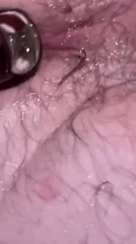 My Ass with My New Glass Butt Plug