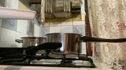 Cuteblonde666: Nude hairy cooking , eating session 1,5h