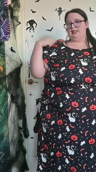 Halloween haul Strašidelné šaty