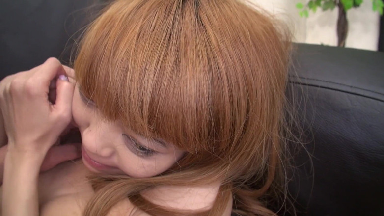 Caribbeancom: Ginger Asian teen takes deep in her hairy pussy