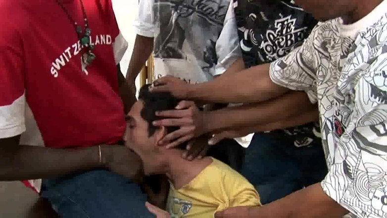 Black fuckers with big cock: Fucked by 4 black boys with big dick