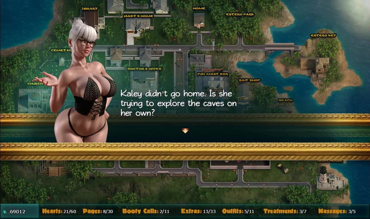 Dirty GamesXxX: T.o.n. Handjob zakar raksasa dan pancutan mani di dalam gua...