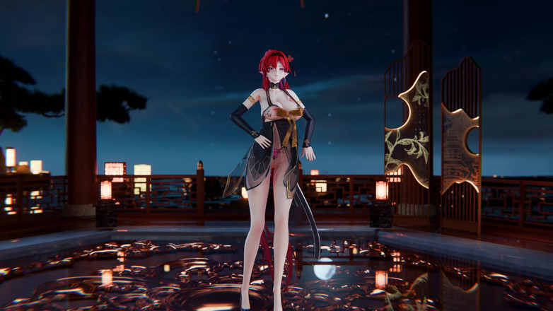 MikuMotion: [mmd] ブティック インインビンビン 韓国舞踊 エロ ランジェリー わいせつ ストリップショー