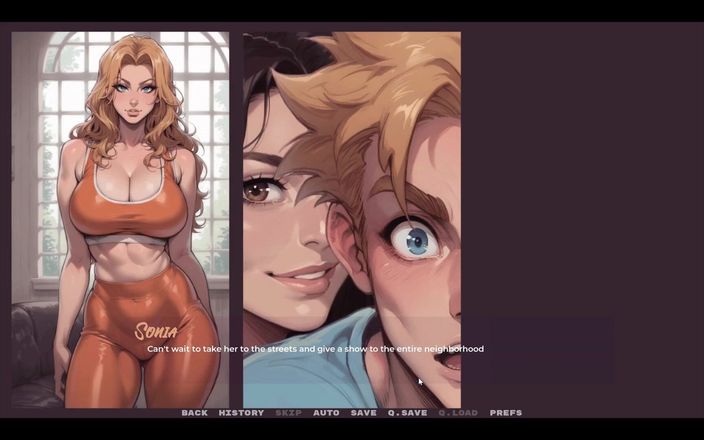 Cumming Gaming: Ma nouvelle copine, jeu hentai tabou, épisode 10, ma voisine MILF sexy...