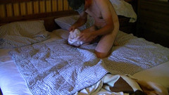 Mark Hannes: 와이프 새틴 슬립 혹 자위