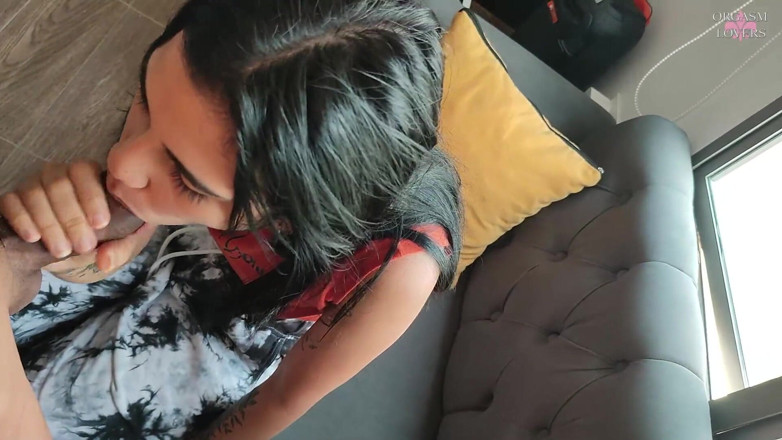 Carahoney: Carahoneyy terkejut dengan krimnya - blowjob terbaik