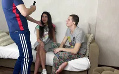 Guy Fucks Cuckold and His Girlfriend with His Big Dick - 2.26
