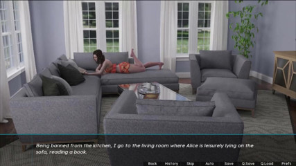 Visual Novels: Summer scent part 10 (stepsister route)