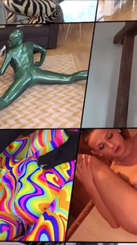 Złote bodypainting