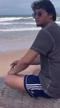 Betrügender ehemann am strand
