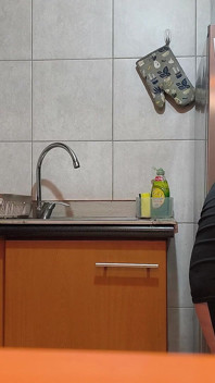 Sexy Hot Stepmom, Only Fans in Slow Motion, in the Kitchen