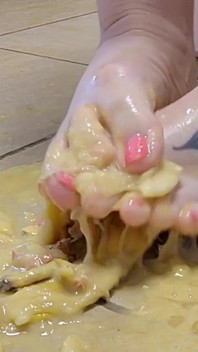 Smashing Your Cock and Balls, Food Squishing