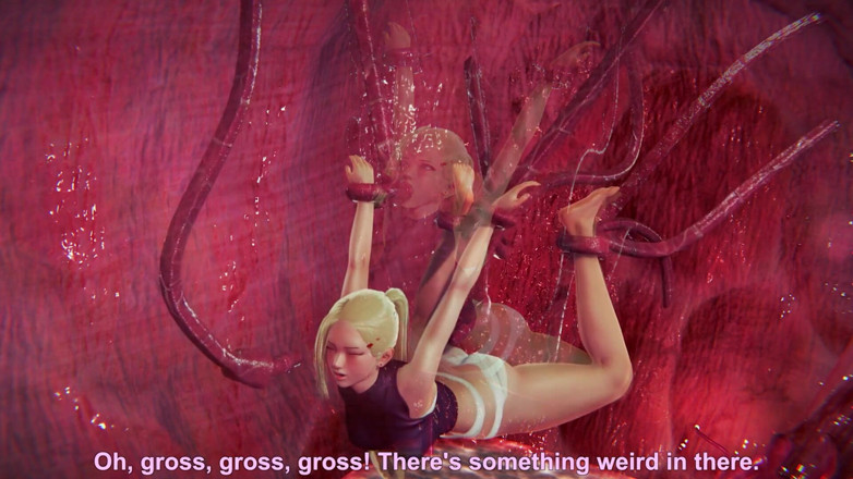 Waifu club 3D: Ino found strange things in a cave