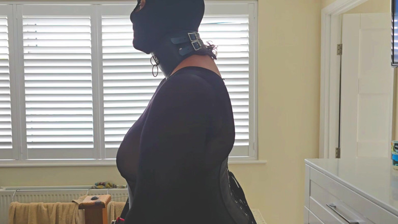 Slutty Ms B in Satin & Bondage: Ms B Submission