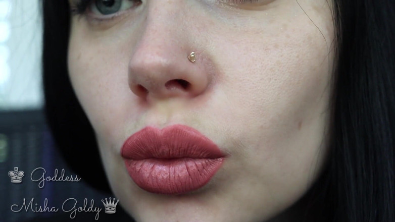 Goddess Misha Goldy: Komm zu meiner großen beige-verführung und großem nutten-rauch!